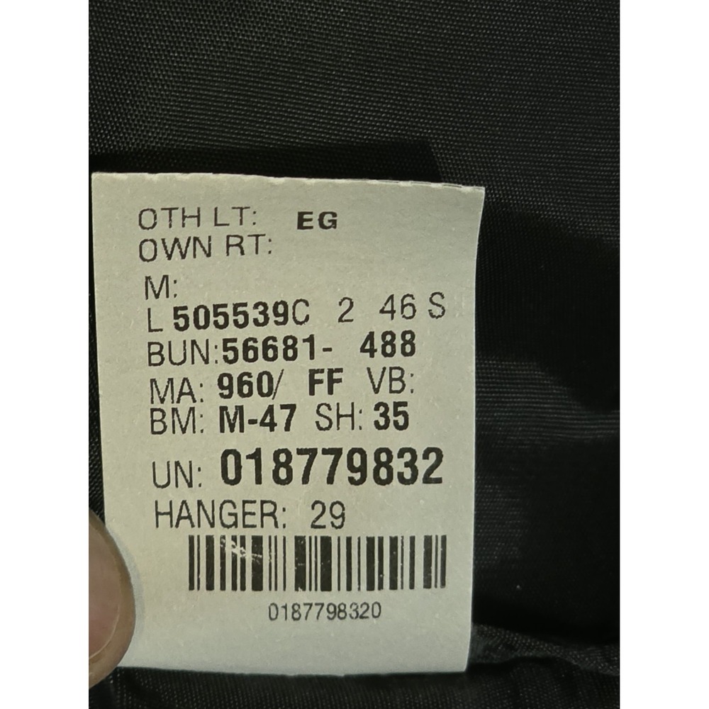 Chaps Ralph Lauren Mens 46S Gray Pinstripe Wool Blazer Sport Coat Made in Canada - Picture 5 of 8